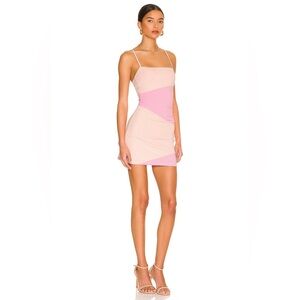 Audrina Cami Mini Dress in Pink